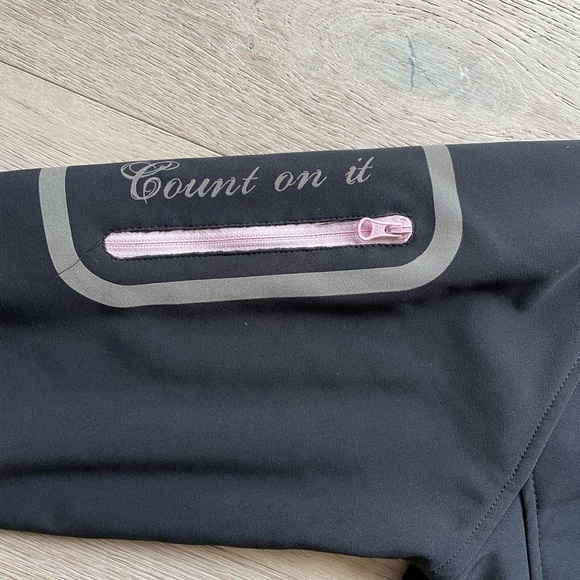 WOMEN’S Golf softshell Jacket Navy and Pink size M by Abacus - Picture 7 of 16